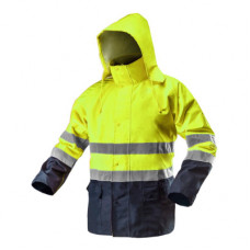 Куртка робоча Neo Tools підвищеної видимості, Oxford 300 D, жовта, р.XL (81-720-XL)
