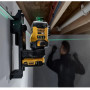 Лазерний нівелір DeWALT 18В XR Li-Ion, зелений промінь, 2Ah, ЗУ, кейс (DCLE34031D1)