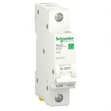 Автоматичний вимикач Schneider Electric RESI9 6kA 1P 20A C (R9F12120)