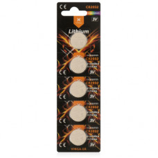 Батарейка CR2032 Lithium 5pcs Blister Vinga (VJLBCR20325)