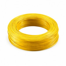 Кабель силовий MYSUN гнучкий, мідний, бухта 610м YELLOW (24AWG-YL)