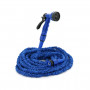 Шланг для поливу Voltronic 10-30м/100ft + розпилювач, насадка на кран, Blue/Green, Box (Garden hose 10-30)