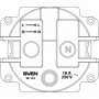 Розетка Sven SE-123 ivory (7100090)