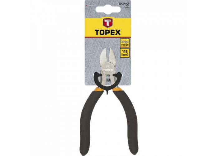 Кусачки Topex боковые прецесизионные, 115 мм (32D724)