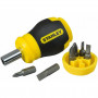 Набір викруток Stanley Multibit Stubby з 6 змінними бітами (0-66-357)