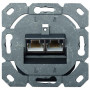 Комп'ютерна розетка Digitus 2xRJ45 FTP, для відкритої проводки (DN-9002-N)