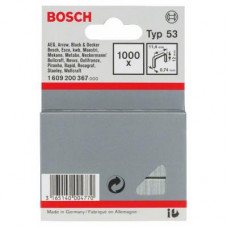Скоби для будівельного степлера Bosch 12мм ТИП 53, 1000шт (1.609.200.367)