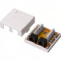 Комп'ютерна розетка RJ45x2 UTP cat.5e Kingda (KD-WP6035-C5e)