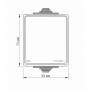 Вимикач Videx BINERA IP65 зовнішній 1кл сірий (VF-BNW11-36125)