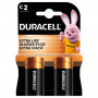 Батарейка Duracell C LR14 щелочная 2шт. в упаковке (5000394052529 / 81483545)
