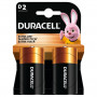 Батарейка Duracell D LR20 щелочная 2шт. в упаковке (81545439/5005987/5014435)