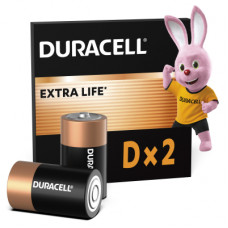Батарейка Duracell D LR20 лужна 2шт. в упаковці (81545439/5005987/5014435)