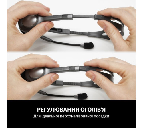 Наушники Logitech H110 Stereo Headset with 2*3pin jacks (981-000271)