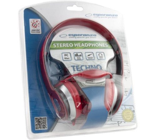 Наушники Esperanza EH145 Red (EH145R)