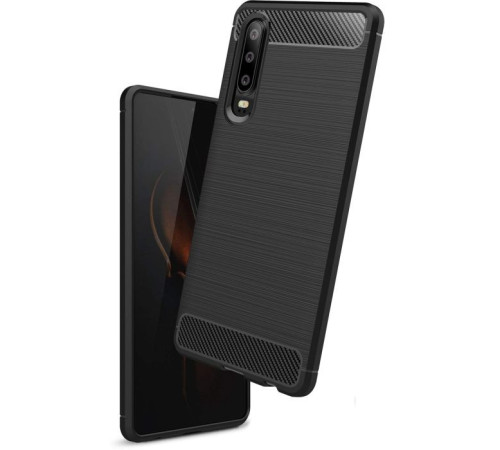 Чехол для мобильного телефона Laudtec для Huawei P30 Carbon Fiber (Black) (LT-P30B)