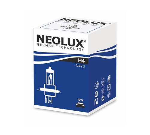 Автолампа Neolux галогеновая 60/55W (N472)