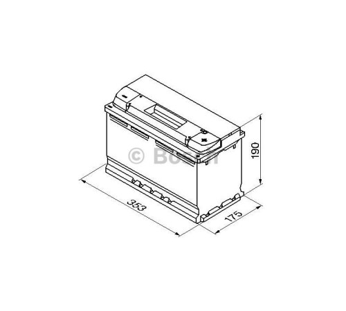 Аккумулятор автомобильный Bosch 100А (0 092 S50 130)