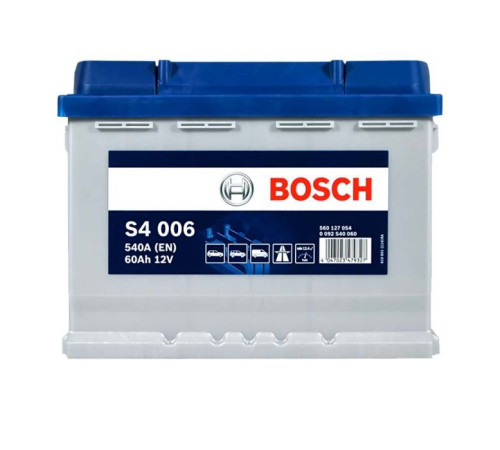Аккумулятор автомобильный Bosch 60А (0 092 S40 060)