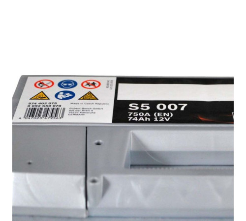 Аккумулятор автомобильный Bosch 74А (0 092 S50 070)