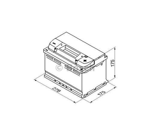 Аккумулятор автомобильный Bosch 74А (0 092 S50 070)