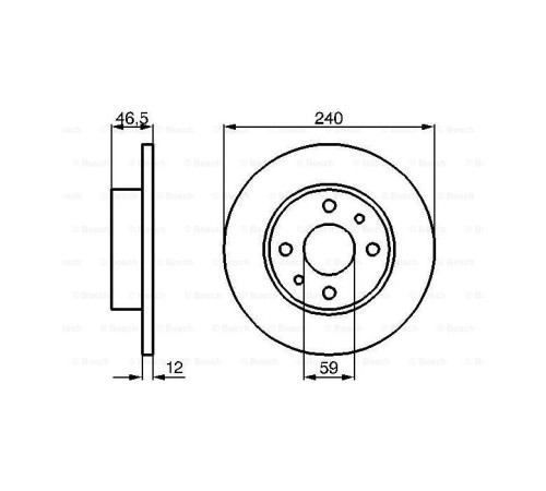 Тормозной диск Bosch 0 986 478 353