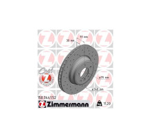 Тормозной диск ZIMMERMANN 150.3441.52
