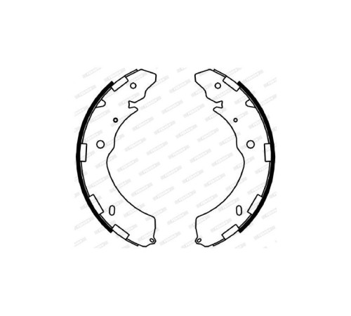 Тормозные колодки FERODO FSB4052