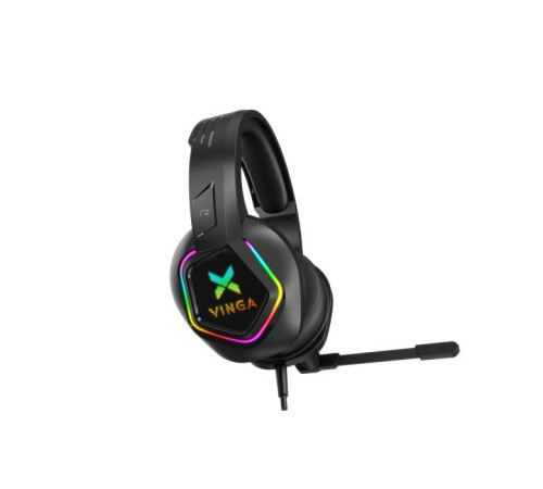 Наушники Vinga HSCU-160 Gaming LED Black (HSCU-160)