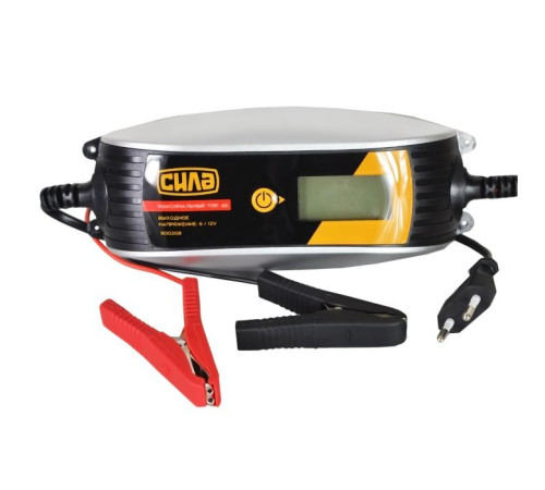 Зарядное устройство для автомобильного аккумулятора СИЛА цифровой импульсивный 4А 6/12 В (900208)