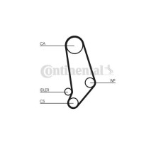 Ремень ГРМ CONTITECH CT660