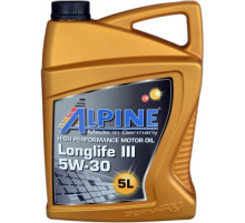 Моторное масло Alpine 5W-30 Longlife III 5л (0285-5)