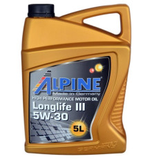 Моторна олива Alpine 5W-30 Longlife III 5л (0285-5)