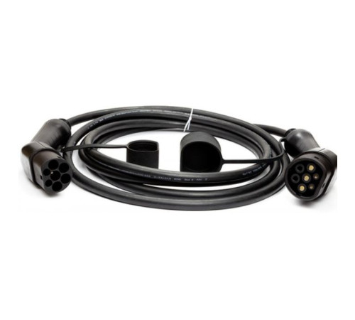 Зарядный кабель HiSmart Type 2 - Type 2, 32A, 7.2кВт, 1 фазный, 5м (EV200016)