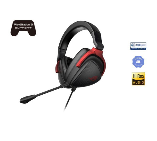 Наушники ASUS ROG Delta S Core 3,5мм Black/Red (90YH03JC-B1UA00)