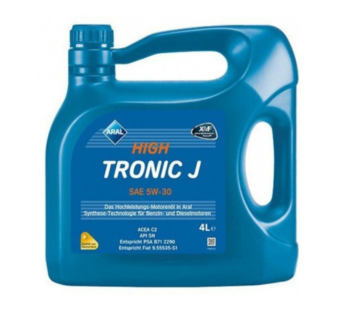 Моторное масло Aral HighTronic J 5W-30 4L (1555F7)