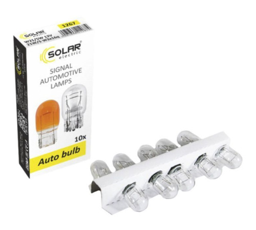  Автолампа SOLAR W21/5W 12V W3x16q (1267) 