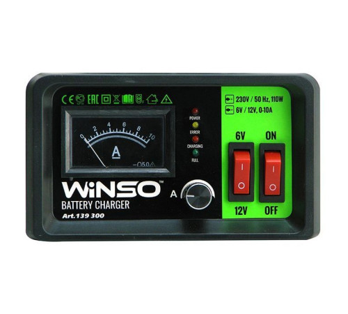 Зарядное устройство для автомобильного аккумулятора WINSO 139300