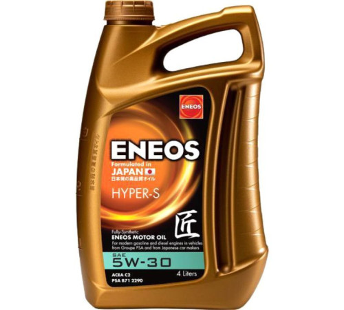 Моторное масло ENEOS HYPER-S 5W-30 4л (EU0034301N)