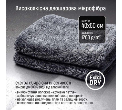 Автомобильная салфетка ColorWay Extra Dry 1200gs (CW-5612)