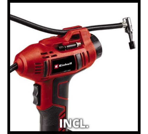 Автомобильный компрессор Einhell CE-CC 18 Li - Solo, 18В, PXC (без АКБ и ЗУ) (2071010)
