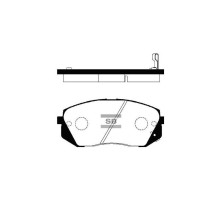 Тормозные колодки HI-Q SP1196