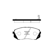 Тормозные колодки HI-Q SP1196