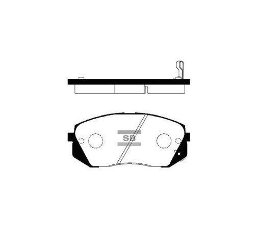 Тормозные колодки HI-Q SP1196
