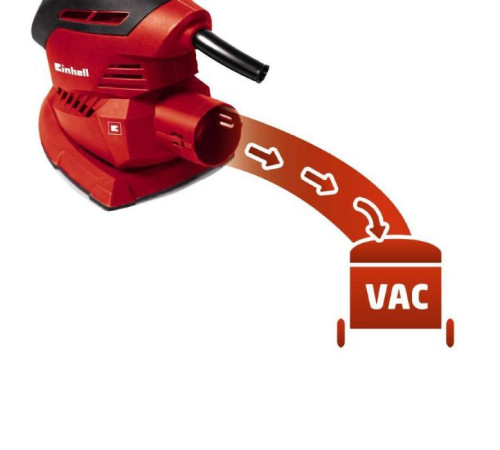 Шлифовальная машина Einhell TH-OS 1016, 150х150х100 мм, 100 Вт, 24000 об/мин, 1 кг (4460610)