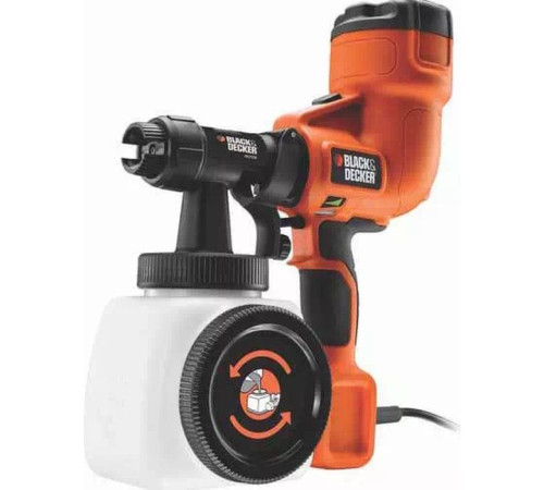Краска пульт Black&Decker 400 Вт, бак 1180 мл, (HVLP200)