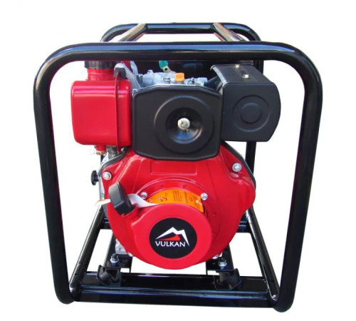 Мотопомпа Vulkan рукав 50мм, 28м3/час, подъем 28м, чистая вода, SCWPD50, дизельная (79164)