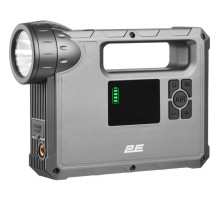 Пуско зарядное устройство 2E Pitman с автомобильным компрессором и фонарем, 10000 mAh/37Wh, 400 А, 1xUSB/2.4 A (2E-CJSPBPL-BK)