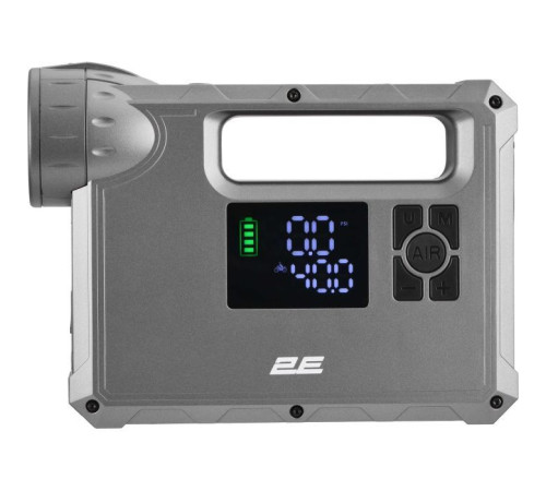 Пуско зарядное устройство 2E Pitman с автомобильным компрессором и фонарем, 10000 mAh/37Wh, 400 А, 1xUSB/2.4 A (2E-CJSPBPL-BK)