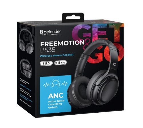 Наушники Defender FreeMotion B535 Bluetooth Black (63535)