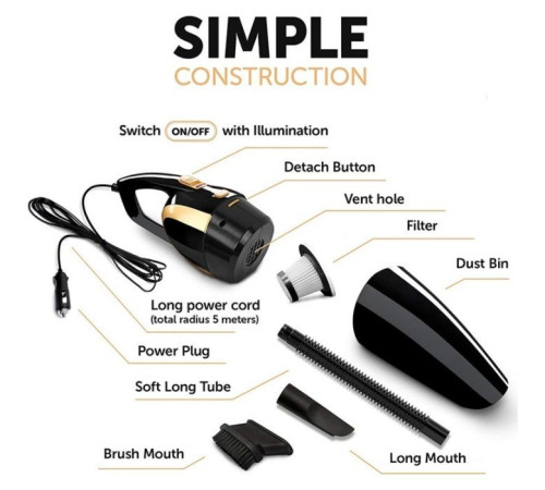 Пылесос Aspiring Dust 2 Battery and Cord, 6 kPa